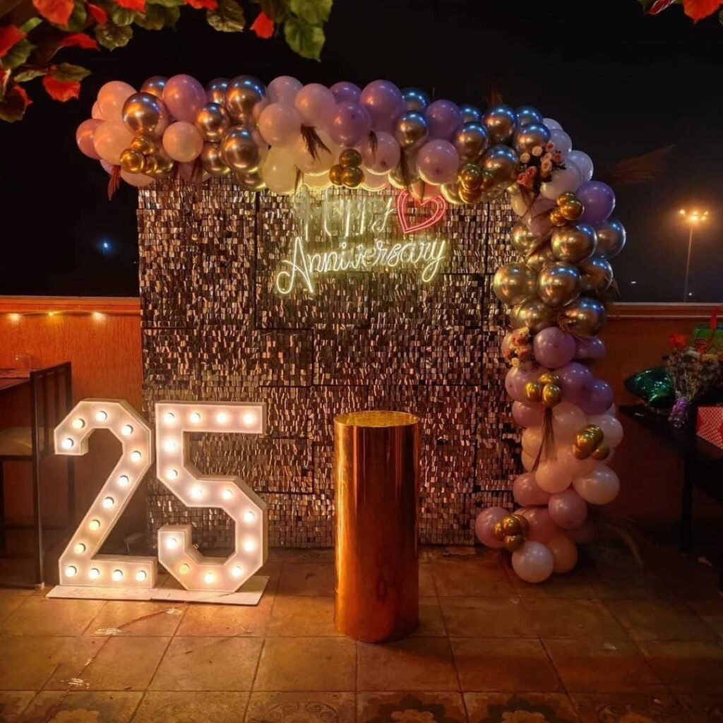 Celebrate 25 years of love with elegance